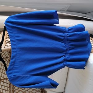 Aritzia Wilfred Blue Top